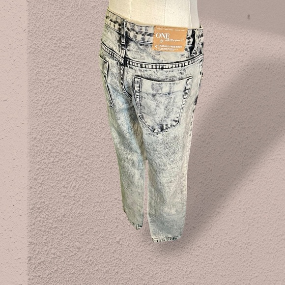 NWT ONE by One Teaspoon ‘Trashed Free Birds’ Jeans in “Harley” Gray Wash Size 28 - Picture 12 of 16